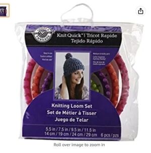 LOOPS & THREADS Knit Quick Knitting Loom Set, New In Package